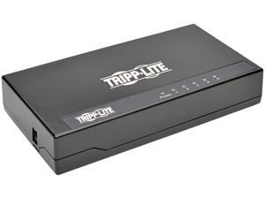 Tripp Lite 5-Port Gigabit Ethernet Switch, Desktop, Unmanaged Network Switch, 10/100/1000 Mbps, RJ45, Plastic Housing (NG5P) Tripp Lite 5-Port Gigabit Ethernet Switch, Desktop, Unmanaged Network Switch, 10/100/1000 Mbps, RJ45, Plastic Housing (NG5P)