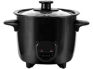 Dash DRCM200BK Black Personal Mini Rice Cooker with Cook/Warm Function, Black Dash DRCM200BK Black Personal Mini Rice Cooker with Cook/Warm Function, Black
