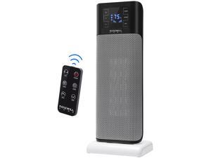 Rosewill Electric Oscillating Tower Heater Fan with Thermostat / Portable Ceramic Space Heater with Remote Control, Digital Display, Timer, 1500W 22" Tall for Home or Office - RHTH-18001 Rosewill Electric Oscillating Tower Heater Fan with Thermostat / Portable Ceramic Space Heater with Remote Control, Digital Display, Timer, 1500W 22" Tall for Home or Office - RHTH-18001