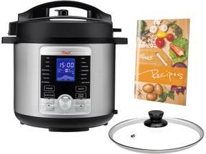 Rosewill RHPC-19001 6 Qt Electric Pressure Cooker 10-in-1 Multicooker, Slow Cooker, Rice Cooker, Yogurt, Cake, Eggs, Saute/Searing, Food Steamer, Warmer, Sterilizer w/ 17 Programmable Cooking Presets Rosewill RHPC-19001 6 Qt Electric Pressure Cooker 10-in-1 Multicooker, Slow Cooker, Rice Cooker, Yogurt, Cake, Eggs, Saute/Searing, Food Steamer, Warmer, Sterilizer w/ 17 Programmable Cooking Presets