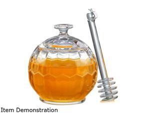 Prodyne PL-44 HONEY PLEASE Acrylic Honey Jar with Dripper Prodyne PL-44 HONEY PLEASE Acrylic Honey Jar with Dripper