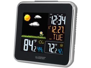 La Crosse 308-146 Wireless Atomic Color Weather Station with USB Charging La Crosse 308-146 Wireless Atomic Color Weather Station with USB Charging