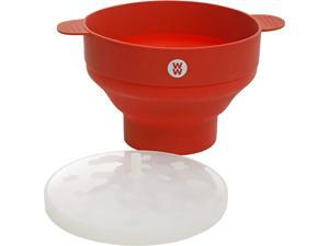 Weight Watchers 116916.01 Elmsley 9.5 x 6 Inch Silicone Microwave Pop Corn Bowl, Crimson Weight Watchers 116916.01 Elmsley 9.5 x 6 Inch Silicone Microwave Pop Corn Bowl, Crimson