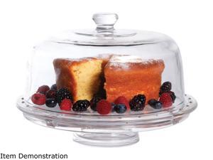Gibson Home 92263.02 Great Foundations Multifunctional Cake Plate w/ Dome Gibson Home 92263.02 Great Foundations Multifunctional Cake Plate w/ Dome