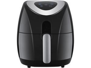 Continental Electric PS-DF429 Digital Air Fryer 3.2 Liter Black with Silver Accents Continental Electric PS-DF429 Digital Air Fryer 3.2 Liter Black with Silver Accents