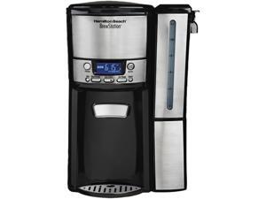 Hamilton Beach 47900 Black Brew Station 12-Cup Dispensing Programmable Coffeemaker with Removable Water Reservoir Hamilton Beach 47900 Black Brew Station 12-Cup Dispensing Programmable Coffeemaker with Removable Water Reservoir