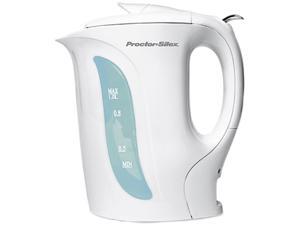 Proctor Silex K2070Y White 1-Qt. Electric Kettle White Proctor Silex K2070Y White 1-Qt. Electric Kettle White
