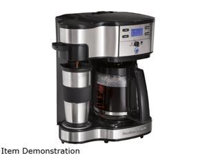 Hamilton Beach 49980A Black 2-Way Single Serve Brewer and Coffee Maker Hamilton Beach 49980A Black 2-Way Single Serve Brewer and Coffee Maker