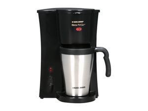 BLACK+DECKER DCM18S Brew 'n Go Personal Coffeemaker with Travel Mug, Black/Stainless Steel BLACK+DECKER DCM18S Brew 'n Go Personal Coffeemaker with Travel Mug, Black/Stainless Steel