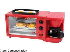 Maxi-Matic EBK-300R Red Deluxe Breakfast Station Maxi-Matic EBK-300R Red Deluxe Breakfast Station