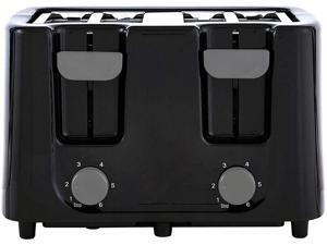 Continental Electric 4-Slice Extra Wide Slot Toaster, Black CE-TT029 Continental Electric 4-Slice Extra Wide Slot Toaster, Black CE-TT029