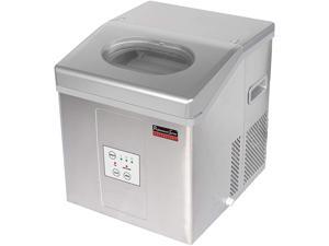 Continental Electric 33 lb. Portable Ice Maker, Stainless Steel PS78149 Continental Electric 33 lb. Portable Ice Maker, Stainless Steel PS78149