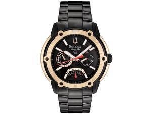 Bulova Men's Marine Star Black Dial Stainless Steel Bulova Men's Marine Star Black Dial Stainless Steel
