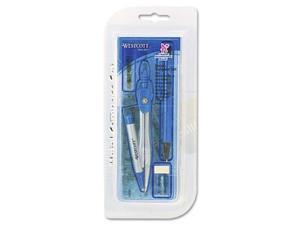 Acme United 14551 Eight-Piece Math Set,Metal/Plastic;Blue/Gray Acme United 14551 Eight-Piece Math Set,Metal/Plastic;Blue/Gray