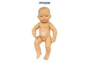 Miniland Educational 31006 Newborn asian baby girl with navel gauze (42cm- 16 4/8'')Polybag Miniland Educational 31006 Newborn asian baby girl with navel gauze (42cm- 16 4/8'')Polybag
