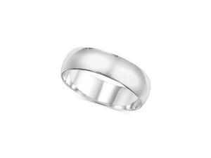 YGI GWB103W-10 14K White Gold 6 mm. Wedding Band, Size 10 YGI GWB103W-10 14K White Gold 6 mm. Wedding Band, Size 10