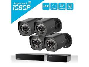 Zmodo ZS-2004-B-1TB 8 Channel Spoe NVR with 1 Repeater & 4 Cameras & 1TB HDD Zmodo ZS-2004-B-1TB 8 Channel Spoe NVR with 1 Repeater & 4 Cameras & 1TB HDD