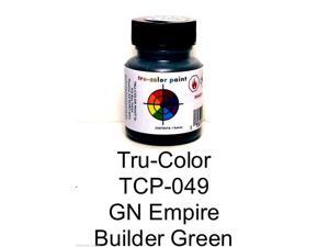 Tru-Color Paint TCP049 1 oz Great Northern Empire Builder Paint Bottle, Green Tru-Color Paint TCP049 1 oz Great Northern Empire Builder Paint Bottle, Green