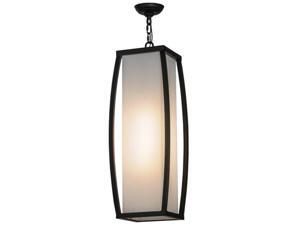 Meyda 147402 10.5 in. Square Quadrato Kitzi Pendant, Solar Black Ext & White Acrylic Meyda 147402 10.5 in. Square Quadrato Kitzi Pendant, Solar Black Ext & White Acrylic