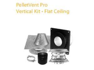M & G Duravent 3PVP-KVA 3 Inch Pelletvent Pro Vertical Kit For Flat Ceilings M & G Duravent 3PVP-KVA 3 Inch Pelletvent Pro Vertical Kit For Flat Ceilings