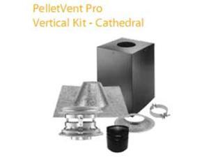 M & G Duravent 4PVP-KVB 4 Inch Pelletvent Pro Vertical Kit For Cathedral Ceilings M & G Duravent 4PVP-KVB 4 Inch Pelletvent Pro Vertical Kit For Cathedral Ceilings