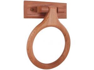 LDR 165 9840 Rustic Oak Towel Ring LDR 165 9840 Rustic Oak Towel Ring