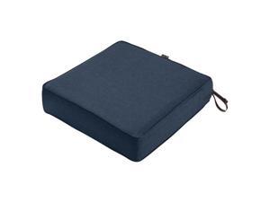 Classic Accessories 62-020-INDIGO-EC Montlake Square Patio Lounge Seat Cushion, Heather Indigo Blue - 25 x 25 x 5 in. Classic Accessories 62-020-INDIGO-EC Montlake Square Patio Lounge Seat Cushion, Heather Indigo Blue - 25 x 25 x 5 in.