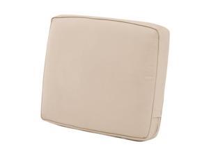 Classic Accessories 62-028-BEIGE-EC Montlake FadeSafe Patio Lounge Back Cushion, Antique Beige - 25 x 22 x 4 in. Classic Accessories 62-028-BEIGE-EC Montlake FadeSafe Patio Lounge Back Cushion, Antique Beige - 25 x 22 x 4 in.