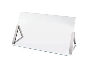 Cal Mil 3478-3-39 30 x 18 in. Portable Sneeze Guard - Silver Cal Mil 3478-3-39 30 x 18 in. Portable Sneeze Guard - Silver