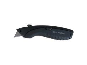 Olympia Tools 33-053 6.5 in. Premium Utility Knife, Black Olympia Tools 33-053 6.5 in. Premium Utility Knife, Black