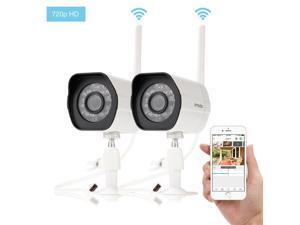Zmodo ZM-W0002-2 720p HD Wireless Bullet Outdoor IP Camera with Night Vision - Pack of 2 Zmodo ZM-W0002-2 720p HD Wireless Bullet Outdoor IP Camera with Night Vision - Pack of 2