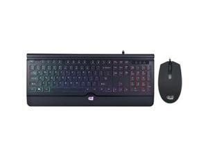 ADESSO Illuminated Gaming Keyboard & Illuminated Mouse Combo AKB-137CB Black USB 104-Key US layout Keyboard ADESSO Illuminated Gaming Keyboard & Illuminated Mouse Combo AKB-137CB Black USB 104-Key US layout Keyboard