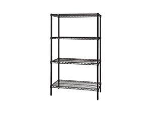 Quantum Storage WR63-2436BK Black Wire shelving Unit - 24 x 36 x 63 in. Quantum Storage WR63-2436BK Black Wire shelving Unit - 24 x 36 x 63 in.