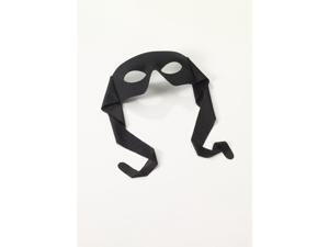Black Eye Mask With Ties Costume Accessory Adult Black Eye Mask With Ties Costume Accessory Adult