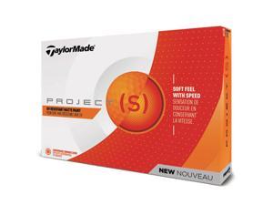 2018 TaylorMade Project (s) Golf Balls 1 Dozen Matte Orange NEW 2018 TaylorMade Project (s) Golf Balls 1 Dozen Matte Orange NEW