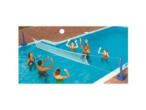 Swimline 9186 Cross Inground Swimming Pool Fun Volleyball Net Game Water Set Swimline 9186 Cross Inground Swimming Pool Fun Volleyball Net Game Water Set