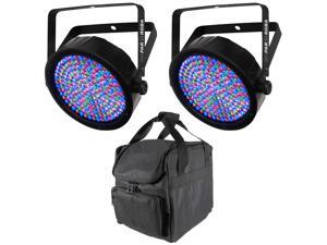 Chauvet DJ SlimPar 64 LED RGBA Stage Light (2 Pack) + Equipment Bag for 4 Lights Chauvet DJ SlimPar 64 LED RGBA Stage Light (2 Pack) + Equipment Bag for 4 Lights