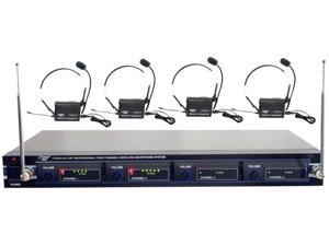 Pyle Pro PDWM4400 VHF Rack Mount 4-Mic Wireless System Pyle Pro PDWM4400 VHF Rack Mount 4-Mic Wireless System