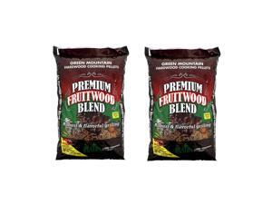 Green Mountain Premium Fruitwood Pure Hardwood Grilling Cooking Pellets (2 Pack) Green Mountain Premium Fruitwood Pure Hardwood Grilling Cooking Pellets (2 Pack)