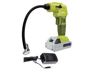 Sun Joe AIRJ24C Cordless Air Compressor with Nozzle Adapters | 24-Volt | 2.0 Ah Sun Joe AIRJ24C Cordless Air Compressor with Nozzle Adapters | 24-Volt | 2.0 Ah