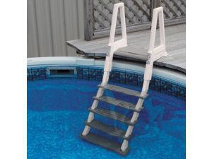 Confer Heavy-Duty Above-Ground Swimming Pool Ladder 46-56 Inches, Gray | 6000B Confer Heavy-Duty Above-Ground Swimming Pool Ladder 46-56 Inches, Gray | 6000B
