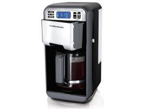 Hamilton Beach 12 Cup Digital Automatic LCD Programmable Coffeemaker Brewer Hamilton Beach 12 Cup Digital Automatic LCD Programmable Coffeemaker Brewer