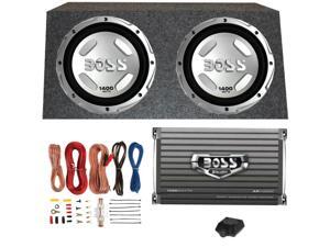 BOSS AUDIO CX122 12" 1400W Car Power Subwoofers Sub+Mono Amplifier+ Amp Kit+Box BOSS AUDIO CX122 12" 1400W Car Power Subwoofers Sub+Mono Amplifier+ Amp Kit+Box