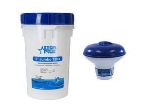 50 lb Bucket 3 Inch Pool/Spa Stabilized Chlorine + Floating Tablet Dispenser 50 lb Bucket 3 Inch Pool/Spa Stabilized Chlorine + Floating Tablet Dispenser
