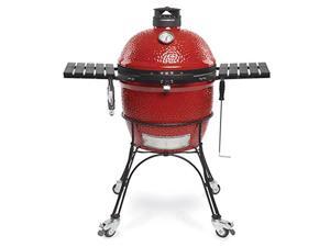 Kamado Joe Classic II 18 Inch Ceramic Outdoor Grill with Cast Iron Cart & Wheels Kamado Joe Classic II 18 Inch Ceramic Outdoor Grill with Cast Iron Cart & Wheels