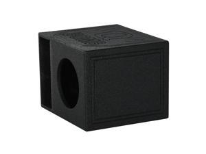 Q Power QBomb QBOMB10HP Single 10" Vented Port Subwoofer Box w/ Bedliner Spray Q Power QBomb QBOMB10HP Single 10" Vented Port Subwoofer Box w/ Bedliner Spray
