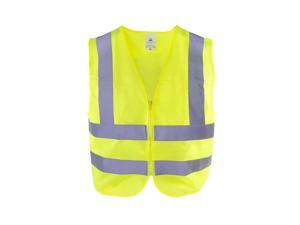 TR Industrial TR88004 Neon Yellow High Visibility Front Zipper Safety Vest, 3XL TR Industrial TR88004 Neon Yellow High Visibility Front Zipper Safety Vest, 3XL