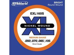 D'Addario EXL160S Bass Guitar Strings - Short Scale - 1 Set D'Addario EXL160S Bass Guitar Strings - Short Scale - 1 Set