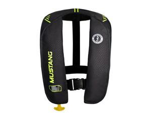 Mustang MIT 100 Inflatable Manual PFD (Black/Flourescent Yellow-Green) Mustang MIT 100 Inflatable Manual PFD (Black/Flourescent Yellow-Green)