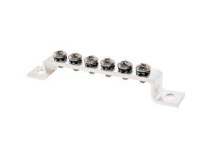 Blue Sea 2306 MiniBus 100 Ampere Common BusBar Grounding BusBar 6 x 8-32 Screw T Blue Sea 2306 MiniBus 100 Ampere Common BusBar Grounding BusBar 6 x 8-32 Screw T